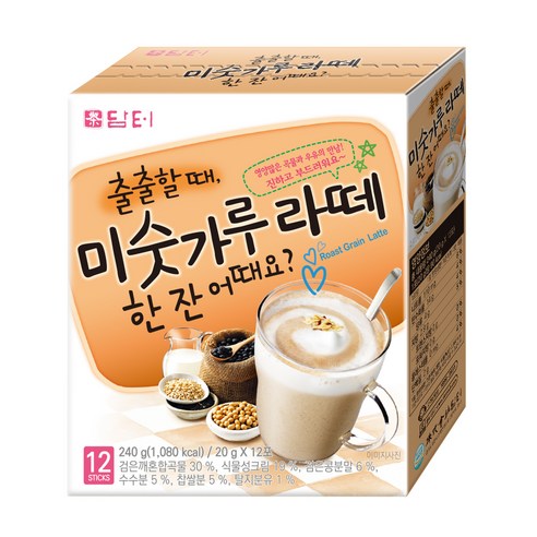 담터 미숫가루 라떼, 800g, 2개  Best 5