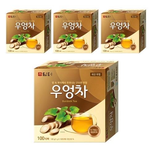 담터 우엉차, 1g, 100개입, 4개