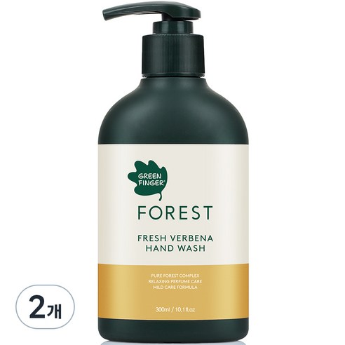 그린핑거 포레스트 프레쉬 버베나 핸드워시, 2개, 300ml
