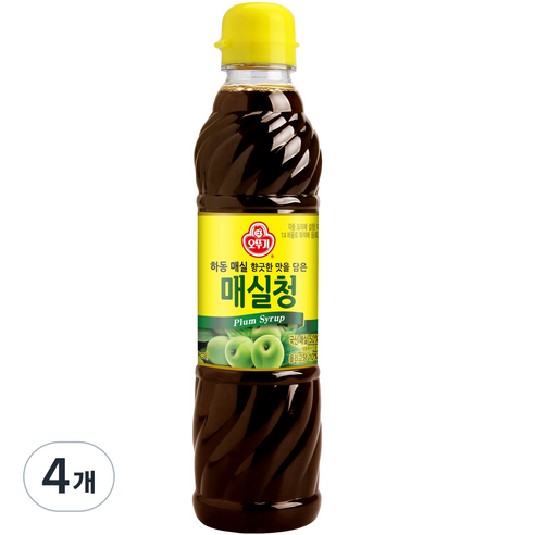 오뚜기 요리 매실청, 660g, 1개입, 4개