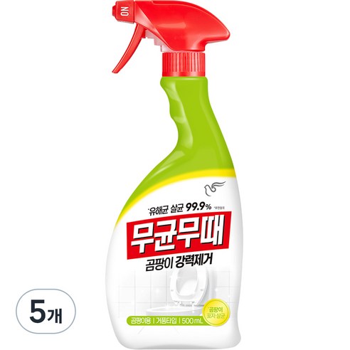 무균무때 곰팡이용, 500ml, 5개