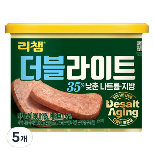 리챔 동원 더블라이트, 300g, 5개