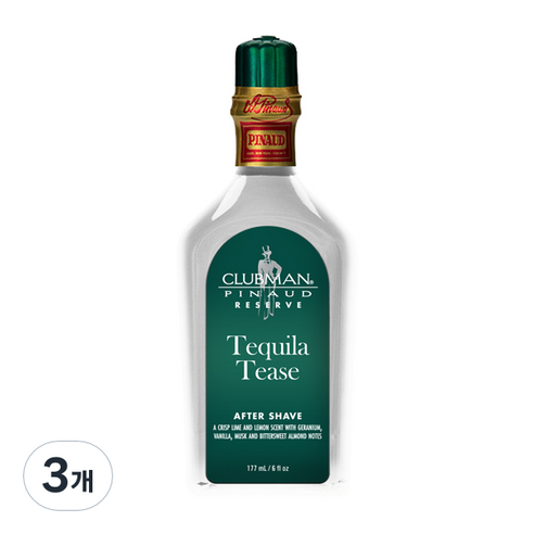 클럽맨 리저브 데킬라 티즈 에프터 쉐이브, 177ml, 3개