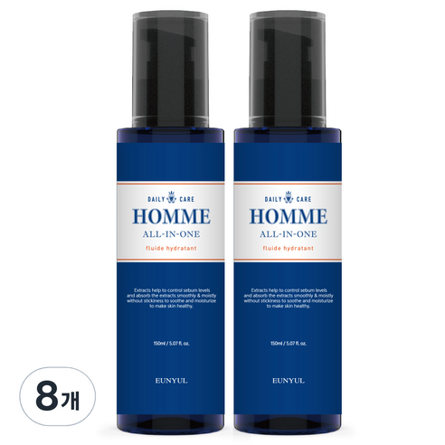 은율 데일리 케어 옴므 올인원, 150ml, 8개