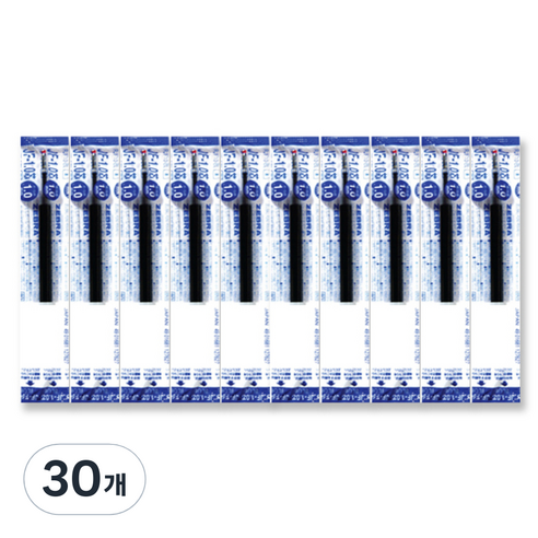 제브라 젤잉크 JF 리필심 1.0mm, 청색, 30개