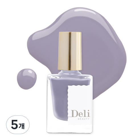 델리뷰티 딥시럽 루어인무드 네일컬러 10ml, MPP601 뮤트 디즐, 5개