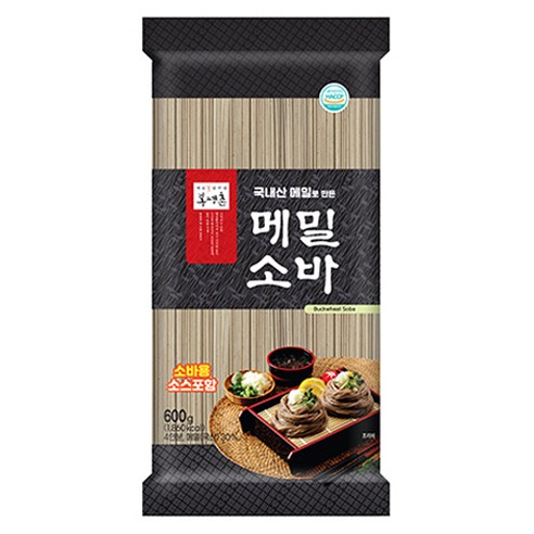 봉평촌 메밀소바, 600g, 10개