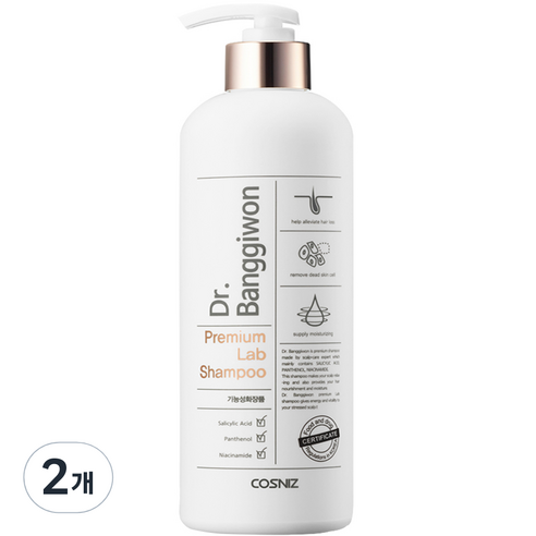 닥터방기원 프리미엄 랩 탈모샴푸, 500ml, 2개