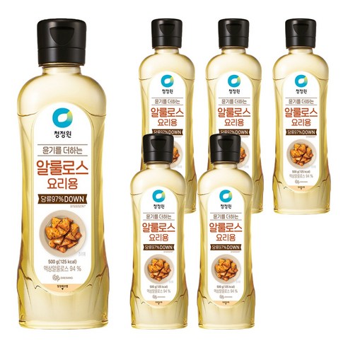 청정원 알룰로스 요리용, 500g, 6개