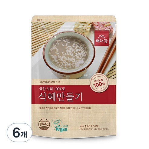 배대감 식혜만들기, 240g, 6개