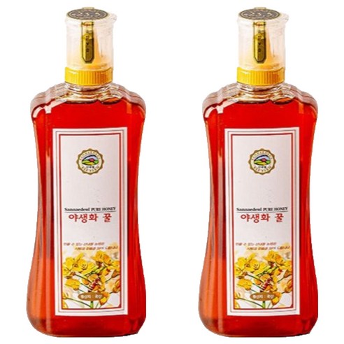 산내들농원 국산 프리미엄 야생화꿀, 500g, 2개