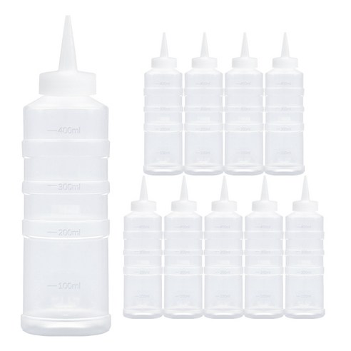 일상속반짝 국내생산 잘라쓰는 소스통 1구 뚜껑 미포함, 10개, 400ml