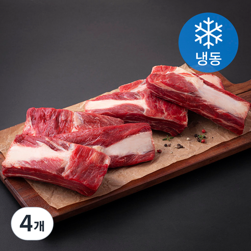6다이닝 호주산 갈비탕용 소등갈비 (냉동), 2kg, 4개