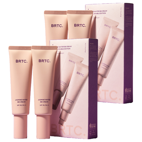 비알티씨 스페셜 더블 에디션 자스민 워터 비비 크림 SPF30 PA++, 핑크 베이지, 60g, 4개