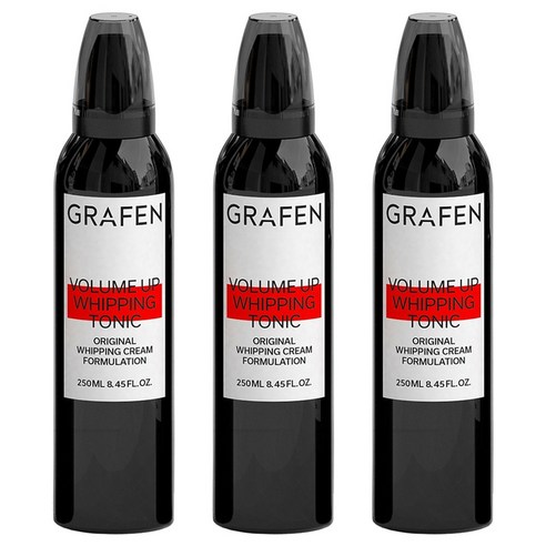 그라펜 볼륨 업 휘핑 토닉 무스, 3개, 250ml