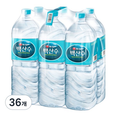 [농심] 백산수 500ml x 20개입, 20개