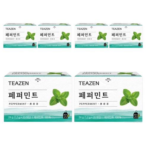 티젠 페퍼민트, 1.2g, 20개입, 6개