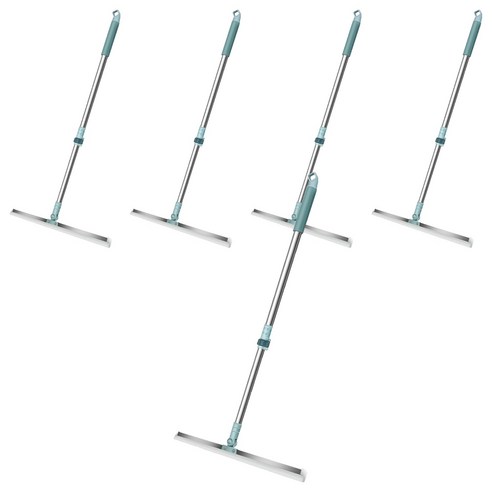 무식이네 워터쓱싹 180도 욕실 물기제거 2단 롱 스퀴지 그린, 5개