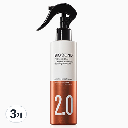 바이오본드 실크테라피 17 케라틴 본딩 헤어앰플, 200ml, 3개
