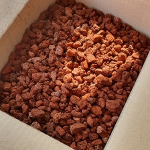 WITH블럭 현무암 송이석 자갈 적색: 정원의 품격을 높여주는 선택 화산송이석테라리움