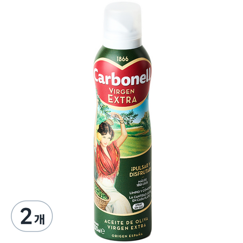 카르보넬 엑스트라버진 올리브오일 스프레이, 200ml, 2개