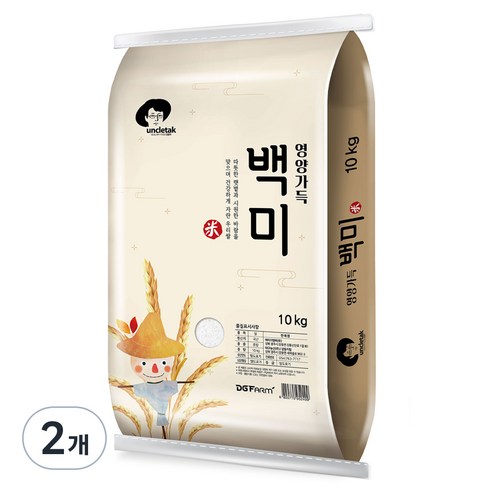 엉클탁 백미 햅쌀 20kg 1개 (2023년 새쌀)