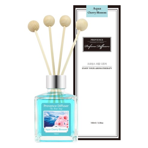 프로방스 퍼퓸 디퓨져 100ml, 1개, 아쿠아체리블라썸