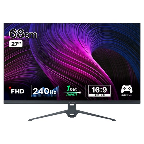 엘지27인치모니터 주연테크 FHD 리오나인 게이밍 모니터 1ms 240Hz, 68cm, X27F-240B ZERO(일반)