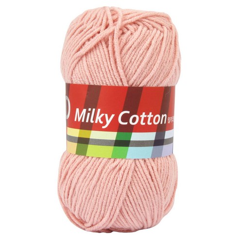 브랜드얀 밀키코튼 레드 뜨개실, 19인디언, 1개