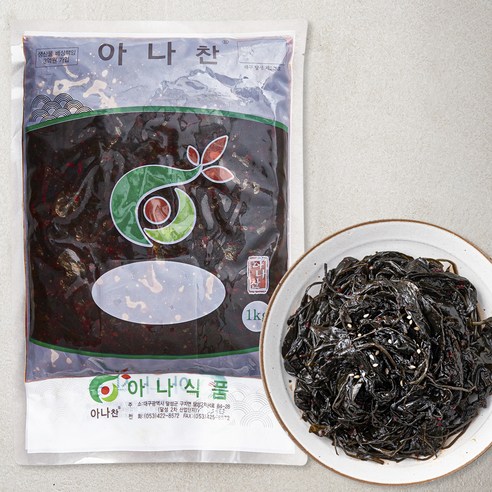 아나찬 고추잎무침, 1kg, 1개