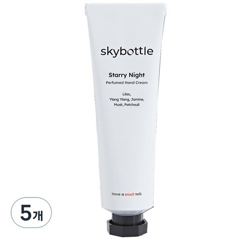 스카이보틀 스태리나이트 퍼퓸 핸드크림 스태리나이트, 50ml, 5개