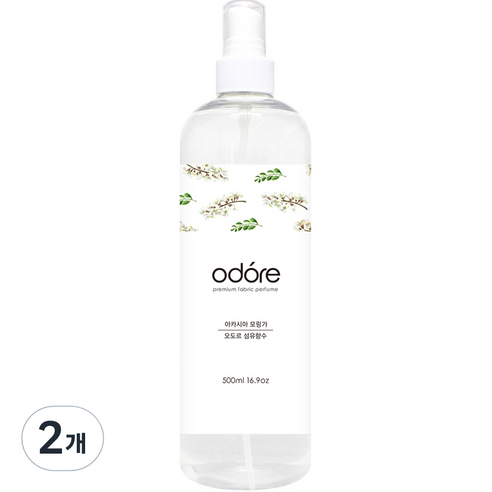 오도르 섬유향수 본품, 아카시아 모링가, 2개, 500ml