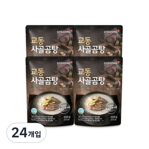 교동식품 사골곰탕, 500g, 24개