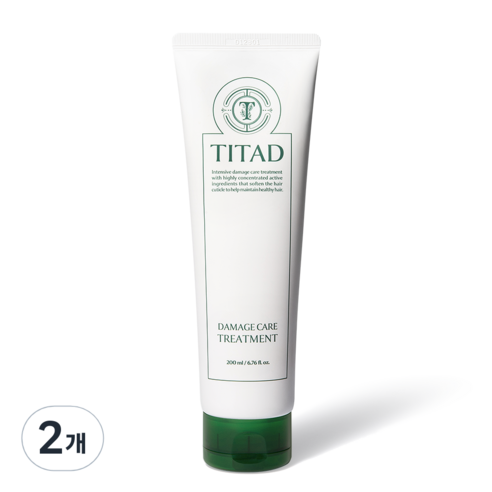 티타드 데미지케어 트리트먼트, 2개, 200ml
