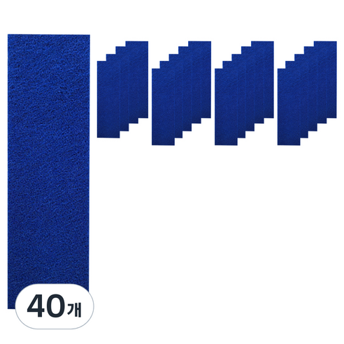 칼트 장죽수세미 블루, 40개, 1개입
