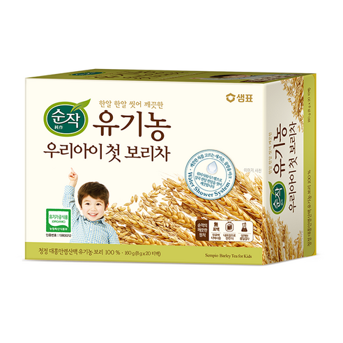 순작 유기농 우리아이 첫 보리차 160g, 보리, 1개