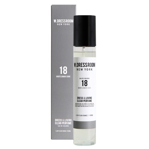 더블유드레스룸 드레스 앤 리빙 클리어 퍼퓸 150ml, No 18 젠틀맨코드, 1개
