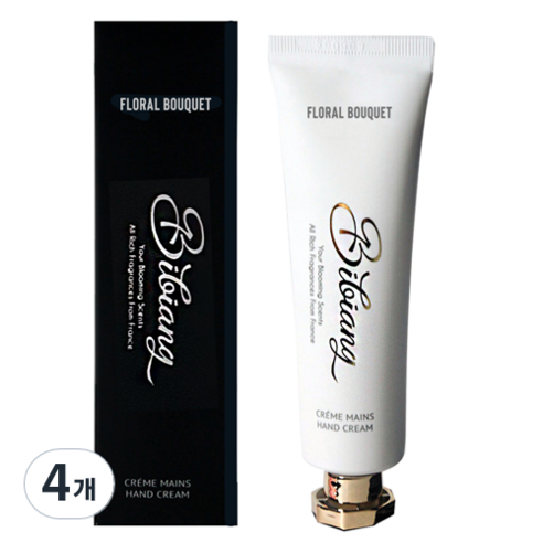 비비앙 퍼퓸 핸드크림 플로라부케, 30ml, 4개