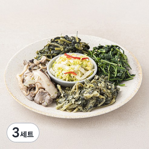 정미경키친 겨울나물 5종모둠 280g, 3세트