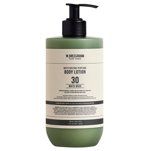 더블유드레스룸 모이스처라이징 퍼퓸 바디로션 No.30 화이트 머스크, 500ml, 1개