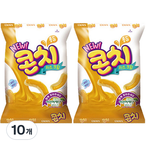 콘치 치즈크림, 110g, 10개
