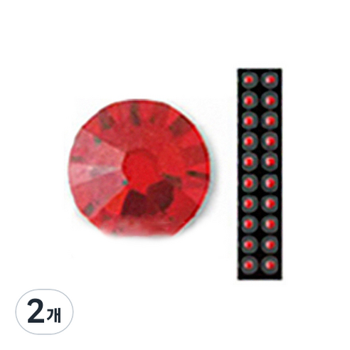 와사비네코 미미츠보 쥬얼리 귀지압패치 M 3.0mm 20p, 라이트시암, 2개