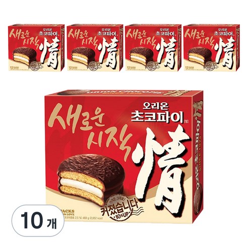 오리온 초코파이 정, 468g, 10개