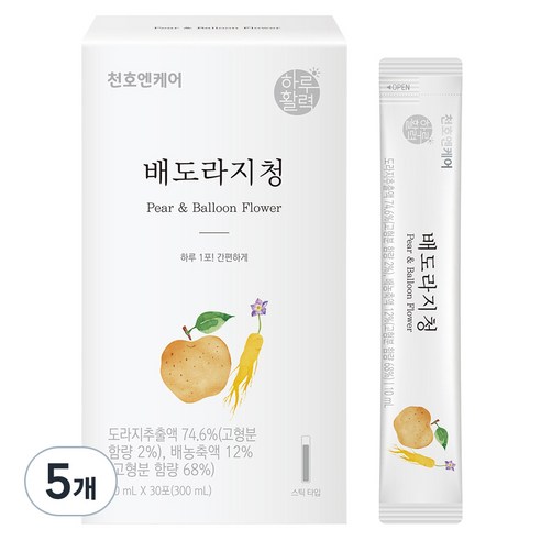 천호엔케어 배도라지청, 300ml, 5개