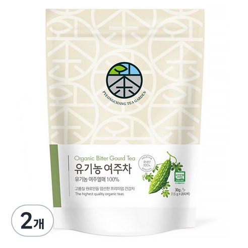평창다원 유기농 여주차, 1.5g, 20개입, 2개