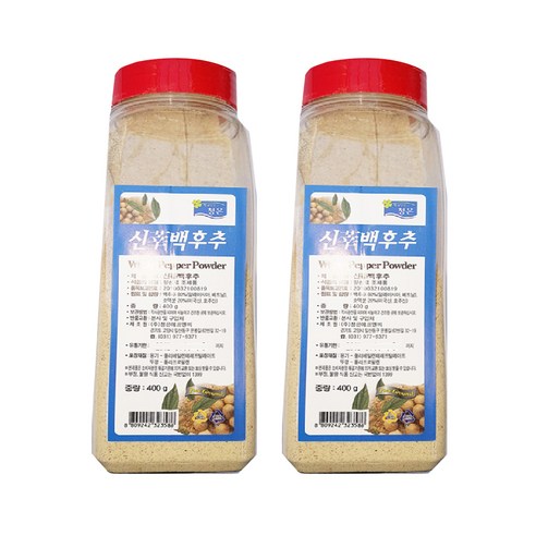 청은에프엔비 신 백후추, 400g, 2개