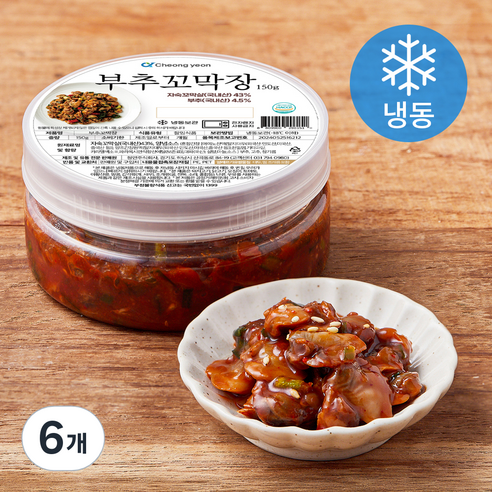 부추꼬막장 (냉동), 150g, 6개