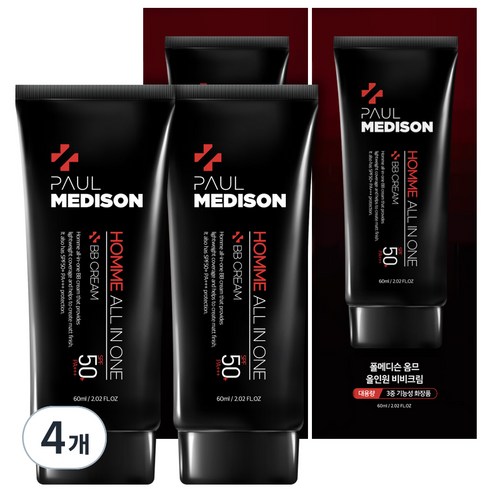 폴메디슨 옴므 올인원 비비크림 60ml SPF 50+ PA+++, 8개