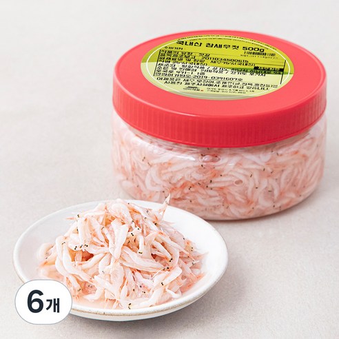 일미식품 국내산 참새우젓, 6개, 500g