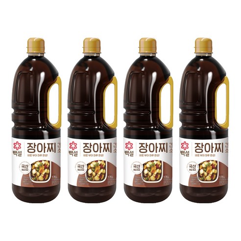 백설 장아찌 간장소스, 4개